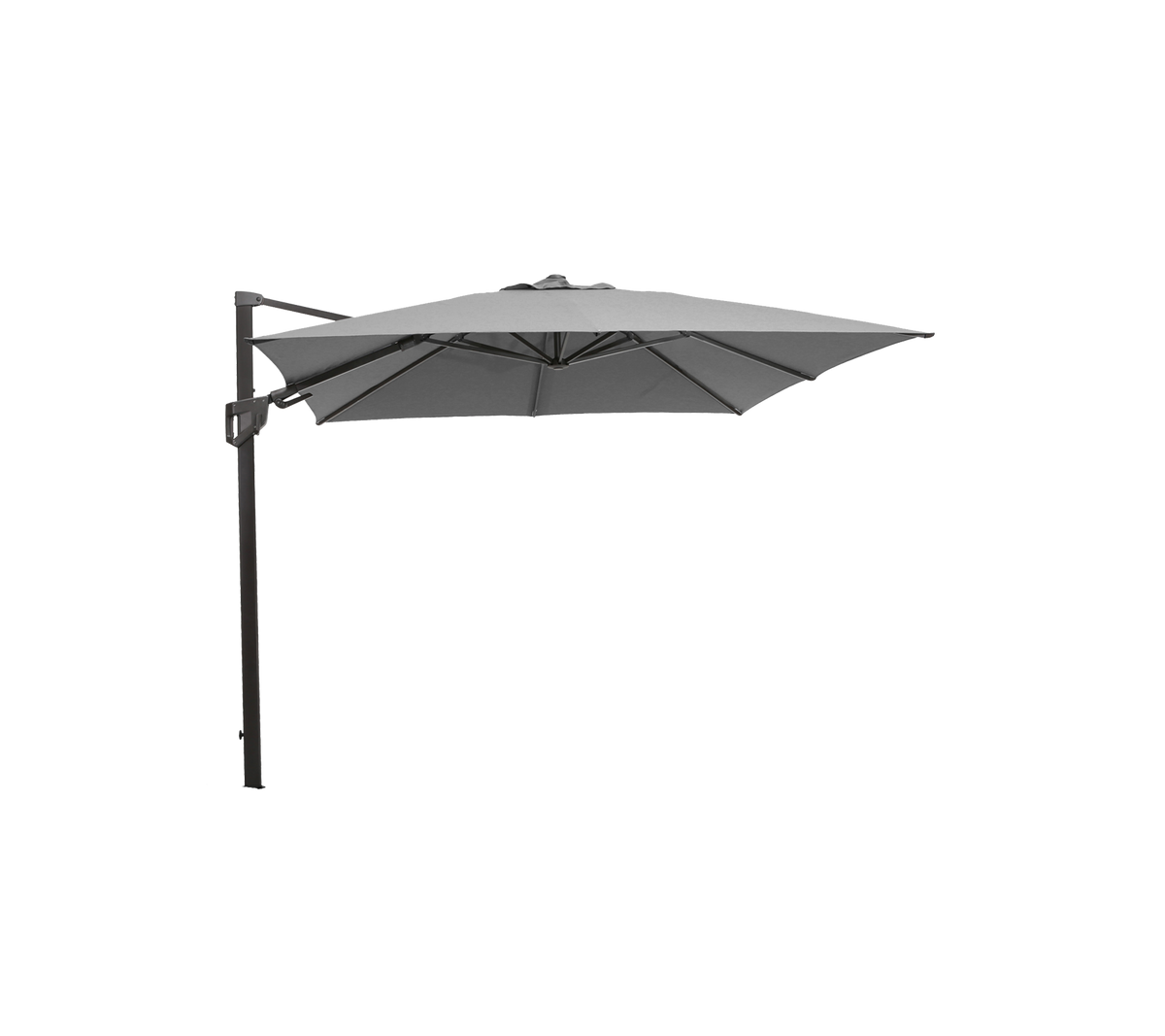 Hyde luxe tilt parasol, 3x3 m parasol by Cane-line