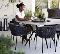 Cane-line Moments outdoor dining lifestyle image