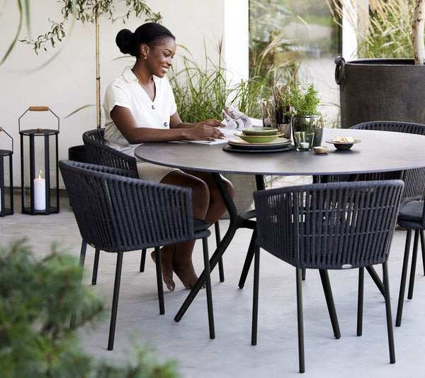 Cane-line Moments outdoor dining lifestyle image