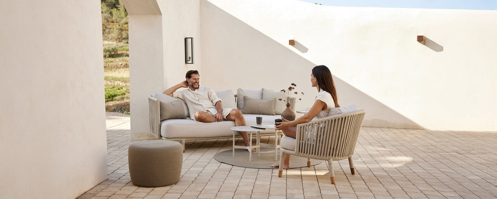Cane-line Moments lounge series lifestyle image