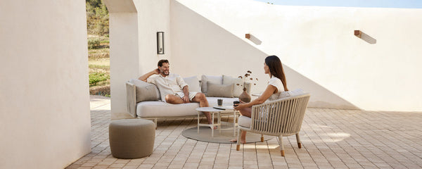Cane-line Moments lounge series lifestyle image