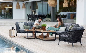 Ocean large lounge chair lifestyle image
