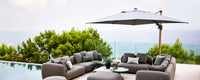 Hyde luxe hanging parasol, 3x4 m lifestyle image by Cane-line