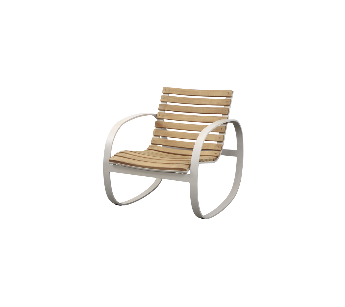 Parc rocking chair rocking chair by Cane-line, designed by Foersom & Hiort-Lorenzen MDD