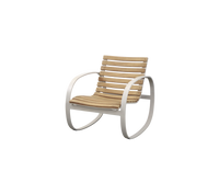 Parc rocking chair rocking chair by Cane-line, designed by Foersom & Hiort-Lorenzen MDD