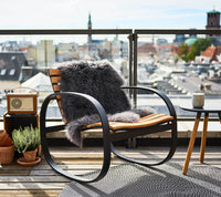 Parc rocking chair rocking chair by Cane-line, designed by Foersom & Hiort-Lorenzen MDD