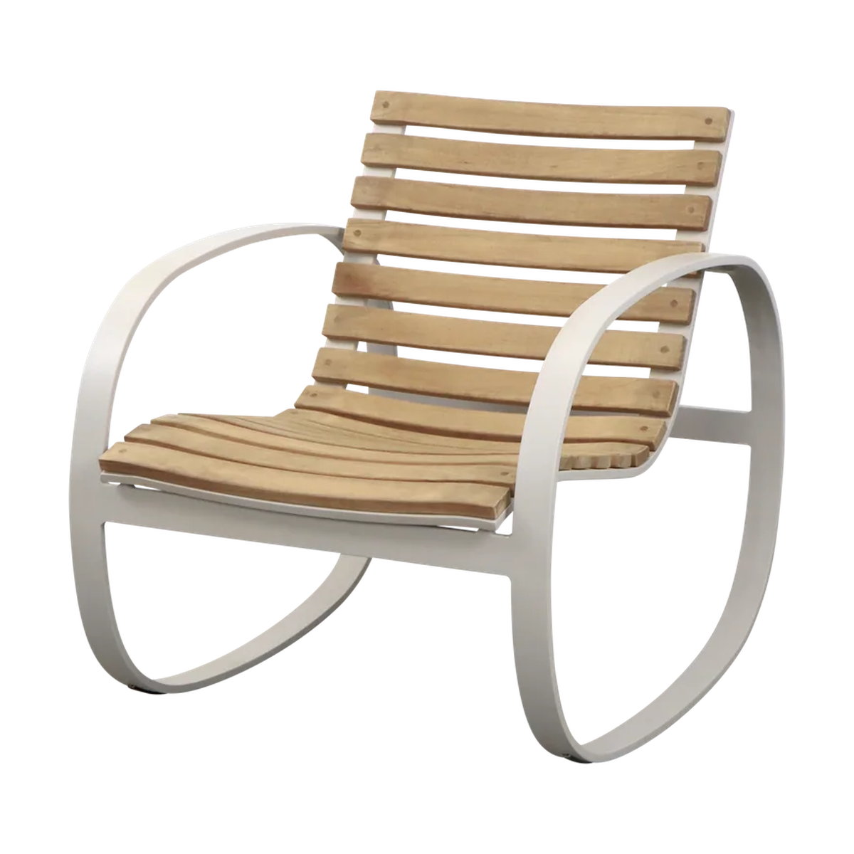 Parc rocking chair rocking chair by Cane-line, designed by Foersom & Hiort-Lorenzen MDD