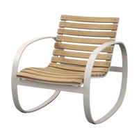 Parc rocking chair rocking chair by Cane-line, designed by Foersom & Hiort-Lorenzen MDD