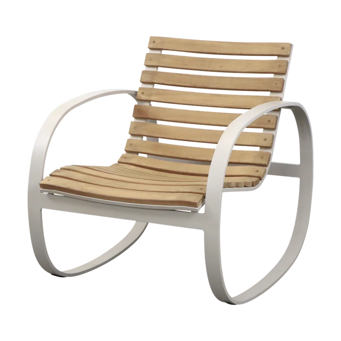 Parc rocking chair rocking chair by Cane-line, designed by Foersom & Hiort-Lorenzen MDD