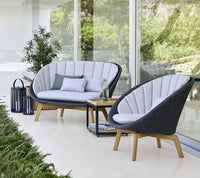 Peacock 2-seater sofa lifestyle by Cane-line