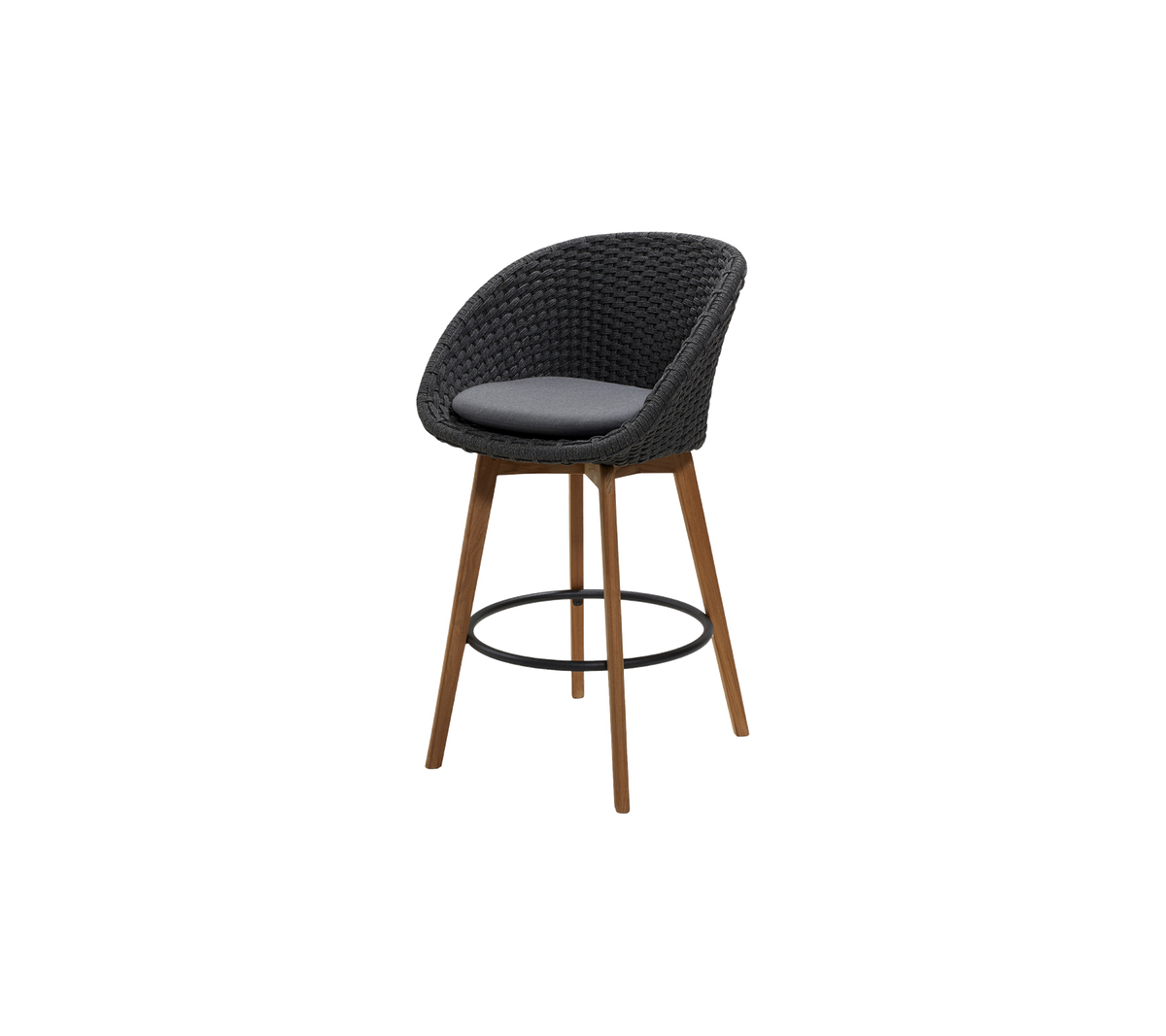 Peacock bar chair by Cane-line