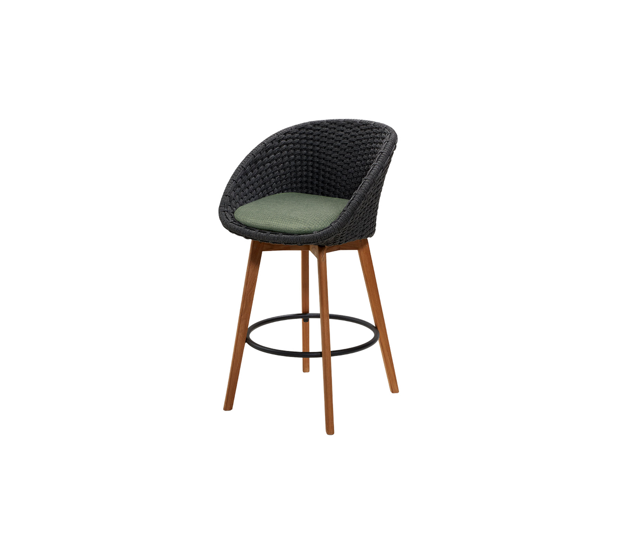 Peacock bar chair by Cane-line