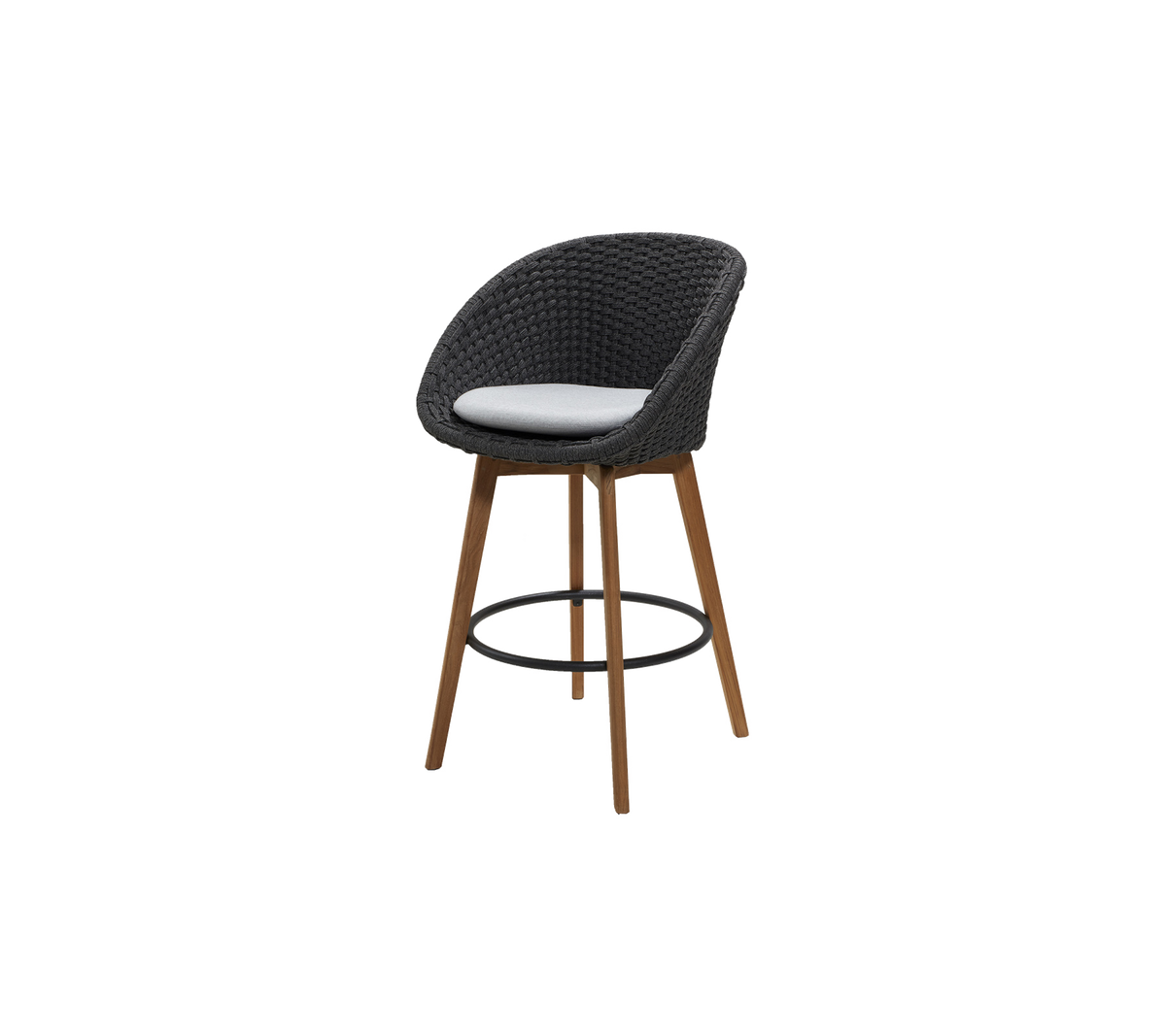 Peacock bar chair by Cane-line