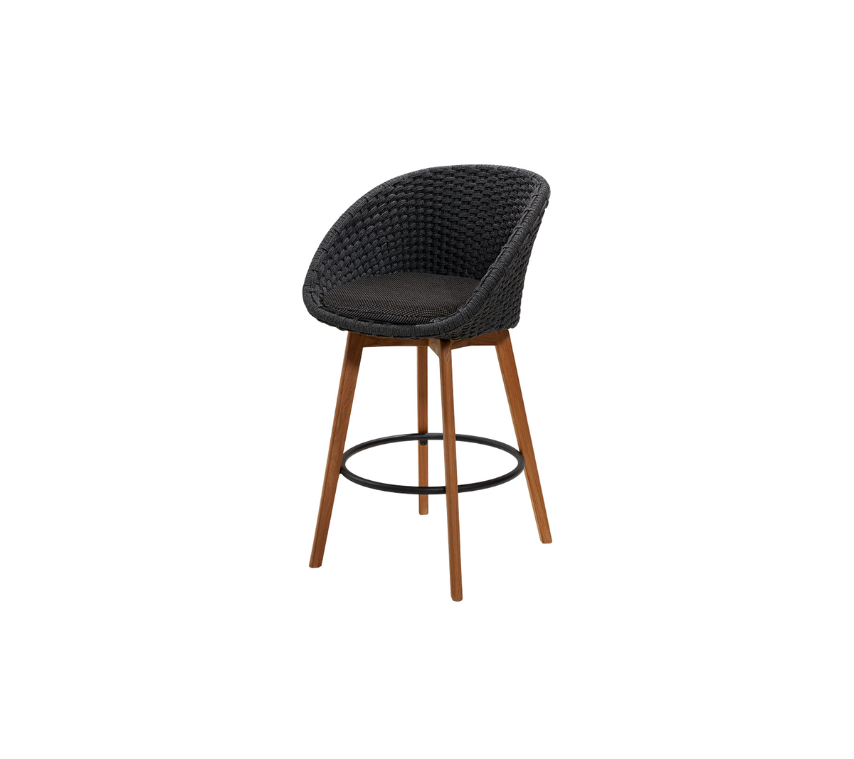 Peacock bar chair by Cane-line