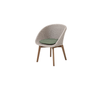 Peacock chair Sand Soft Rope w/teak by Cane-line