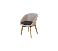 Peacock chair Sand Soft Rope w/teak by Cane-line