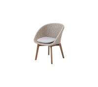 Peacock chair Sand Soft Rope w/teak by Cane-line