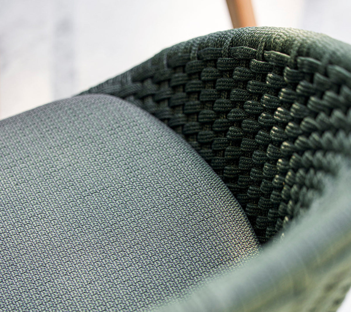 Peacock chair lifestyle by Cane-line