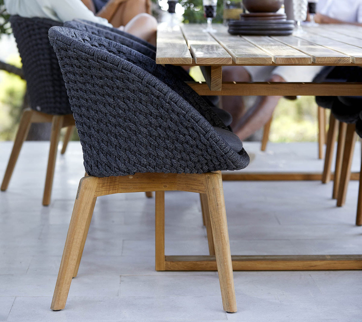 Peacock chair lifestyle by Cane-line
