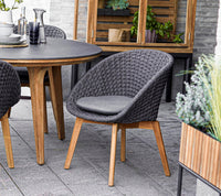Peacock chair lifestyle by Cane-line