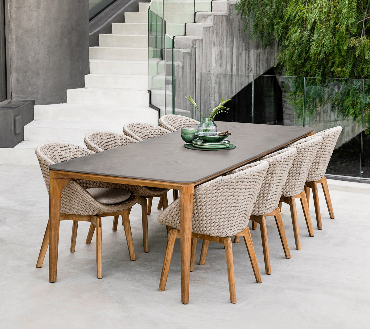 Peacock chair lifestyle by Cane-line