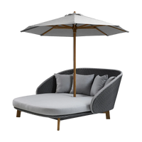 Peacock Daybed by Cane-line, designed by Foersom & Hiort-Lorenzen MDD