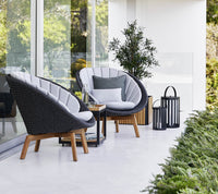 Peacock lounge chair lifestyle by Cane-line