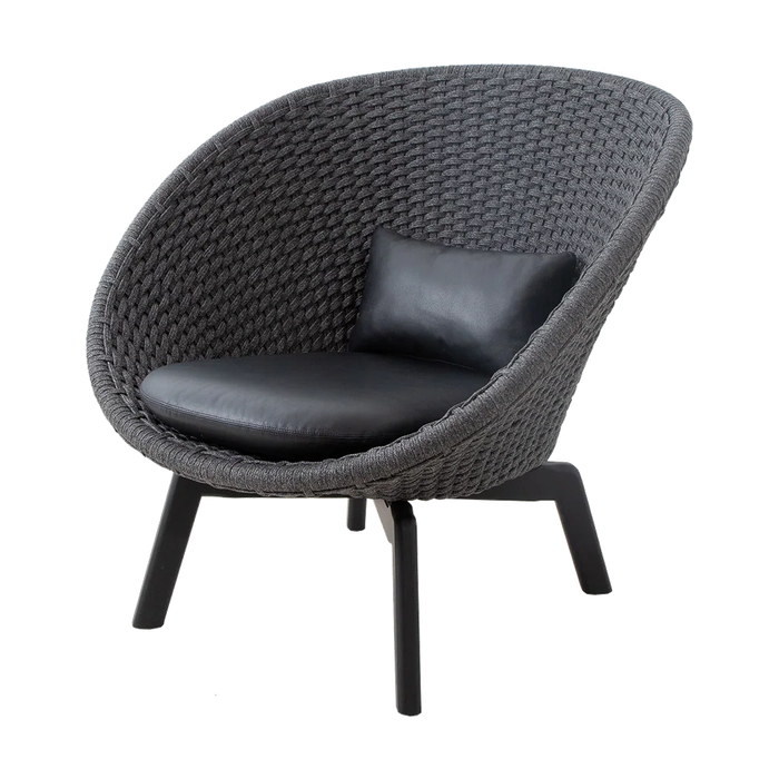 Peacock lounge chair by Cane-line, designed by Foersom & Hiort-Lorenzen MDD