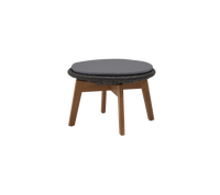 Peacock side table footstool by Cane-line