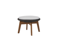 Peacock side table footstool by Cane-line