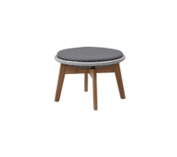 Peacock side table footstool by Cane-line