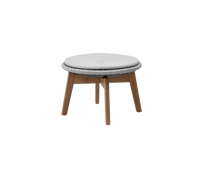 Peacock side table footstool by Cane-line