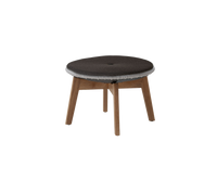 Peacock side table footstool by Cane-line