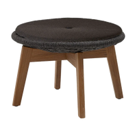 Peacock side table footstool by Cane-line, designed by Foersom & Hiort-Lorenzen MDD