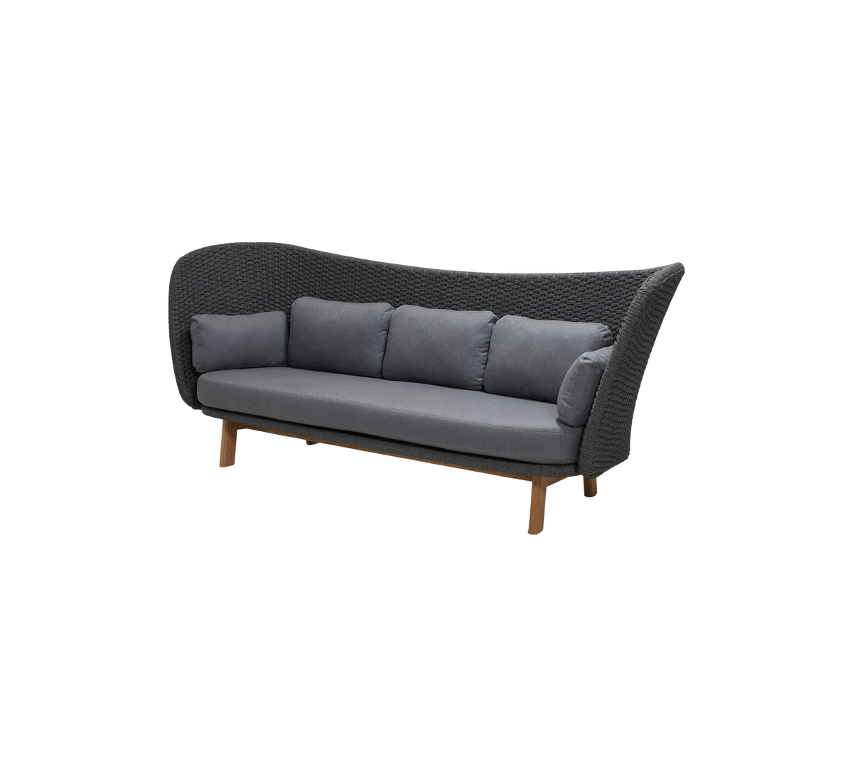 Peacock Wing 3-seater sofa by Cane-line