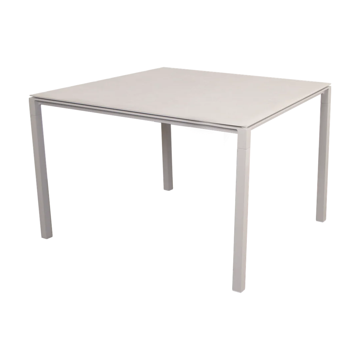Pure dining table 100 x 100 cm by Cane-line