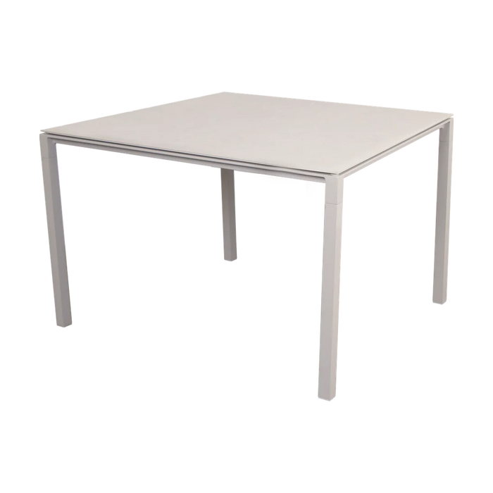 Pure dining table 100 x 100 cm by Cane-line