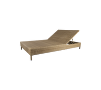 Rest sunbed double outdoor daybed by Cane-line, designed by Cane-line Design