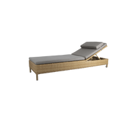 Rest sunbed single outdoor sunbed by Cane-line, designed by Cane-line Design