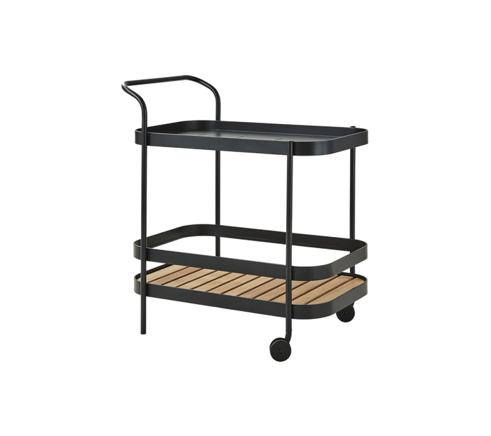 Roll bar trolley by Cane-line, designed by Welling/Ludvik