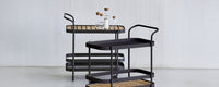 Roll trolley lifestyle image by Cane-line, designed by Welling/Ludvik