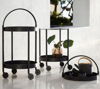 Roll trolley by Cane-line, designed by Welling/Ludvik