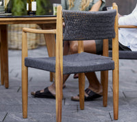 Royal armchair by Cane-line, designed by Foersom & Hiort-Lorenzen MDD