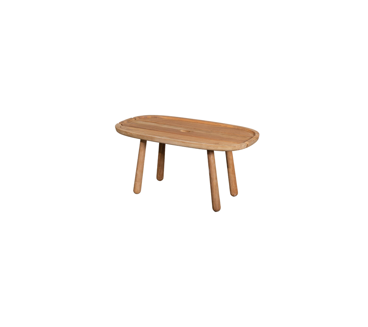 Royal coffee table rectangular by Cane-line, designed by Foersom & Hiort-Lorenzen MDD