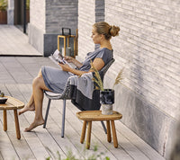 Royal coffee table square by Cane-line, designed by Foersom & Hiort-Lorenzen MDD