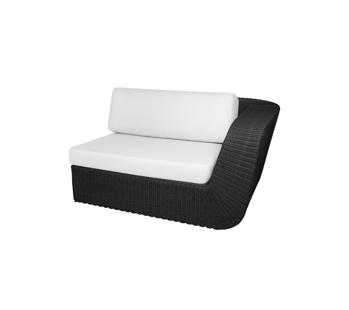 Savannah 2-seater sofa, left module by Cane-line, designed by Foersom & Hiort-Lorenzen MDD