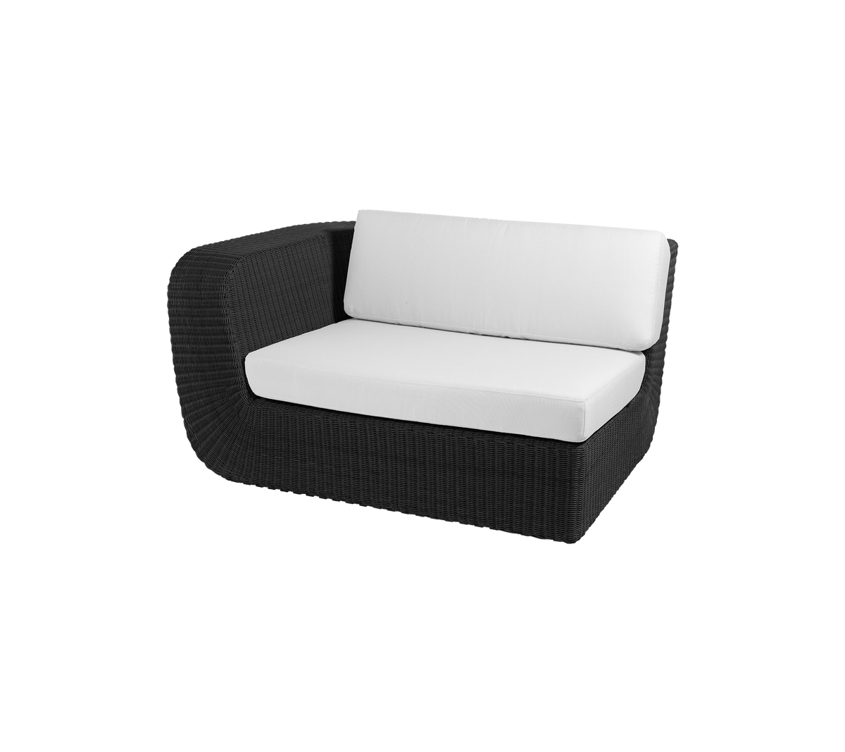 Savannah 2-seater sofa, right module by Cane-line, designed by Foersom & Hiort-Lorenzen MDD