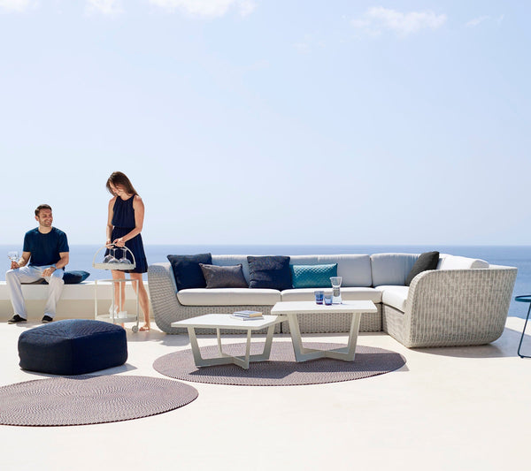 Savannah 2-seater sofa left module lifestyle image by Cane-line