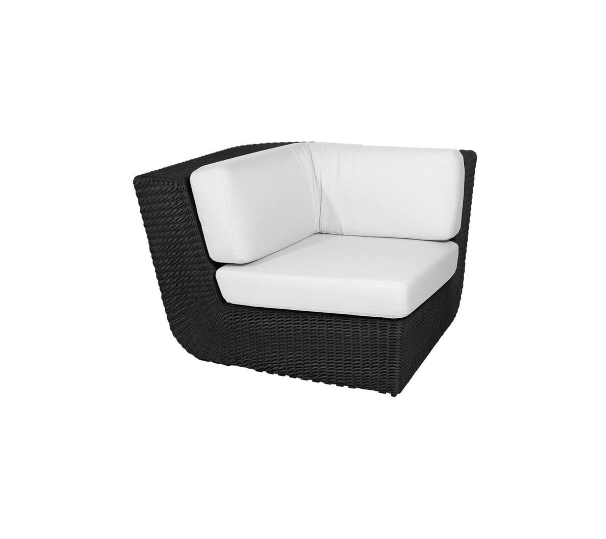 Savannah corner module by Cane-line, designed by Foersom & Hiort-Lorenzen MDD