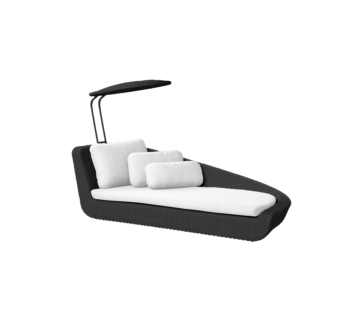 Savannah daybed, left module by Cane-line, designed by Foersom & Hiort-Lorenzen MDD